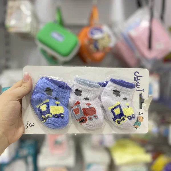 طقم ٣ شرابات قطن